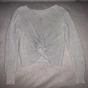Light grey knit sweater